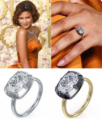 Zendaya Maree and Tom Holland engagement ring